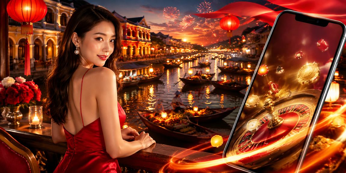 Người chơi trải nghiệm casino trực tuyến trên điện thoại tại bãi biển Việt Nam